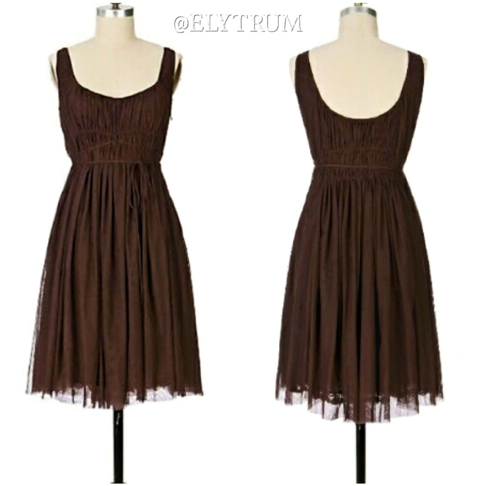 Anthropologie Moulinette Souers tulle dress 